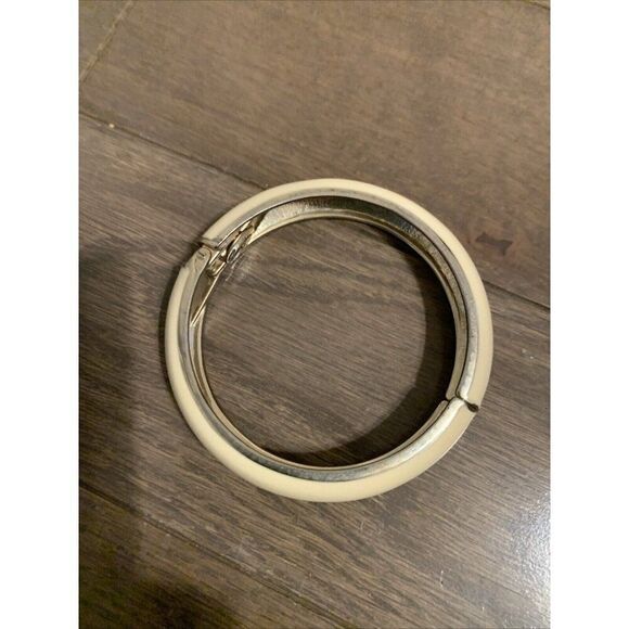 Sequin Nordstrom Solid Bone White Bangle Bracelet - Picture 2 of 4